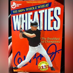 Wheaties Cal Ripken Promotional Box with cereal unopened